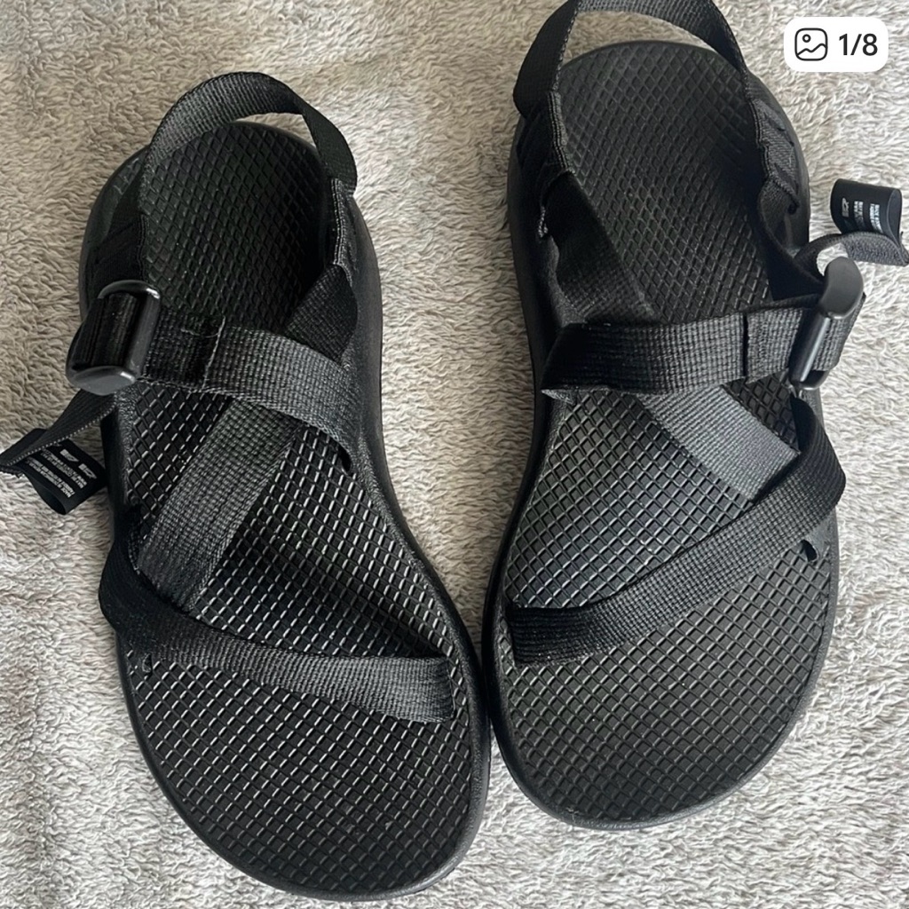 Chaco Classic Sandals Black Womens Size 6